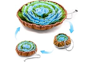 PRIKSIA Sniffing Rug Dog, Sniffing Mat for Dogs, Smell Training Feeding Mat, Washable Dog Toy, Intelligence Toy, Sniffing Blanket, Sniffing Lawn for Pets Dogs