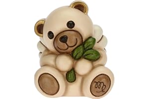 THUN - Soprammobile Teddy Stars, Segno Zodiacale Vergine - Icone, Teddy Stars - Ceramica - 6x5,4x7,1 cm h