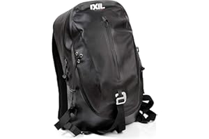 IXIL Sac à dos étanche pour moto avec fermeture éclair étanche Capacité 22 litres