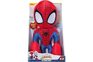Toy Partner - Spidey Plusz z dźwiękami (Spiderman), wielokolorowy (SNF0006)