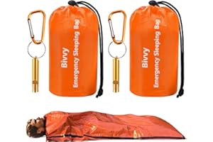 ‎LAMA LAMA Notfall Schlafsack, Rettungsdecke Biwaksack Notfall Wasserdicht Survival Schlafsack, Erste Hilfe Wärmedecke, Survival Biwaksack, Notfall ausrüstung Notfallzelt Überleben Rettungszelt Kälteschutz
