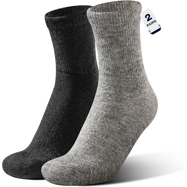 Herren Diabetiker-Socken, Merinowolle, Beheizt