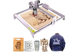 ATOMSTACK A5 pro Machine de gravure laser, machine de gravure laser 40W, routeur à bois CNC découpant une gravure laser de grande surface 410x400mm, découpe laser à diode 5.5W