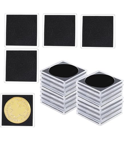 Münzkapseln CARRÉE 22 mm, 4er Pack