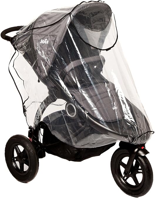 Sunnybaby 10030 Premium Rain Cover For XL Joggers Like Baby Jogger City Elite, Tfk Adventure And Many More, Transparent - Quality: MADE IN GERMANY - 5