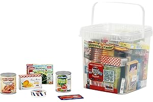 Theo Klein 7210 Grande Box garnie de Produits français I Boîtes et conserves pour la Boutique incluses I Jouet pour Enfants à partir de 3 Ans