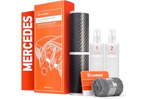 ‎LUXSHIELD Luxshield Auto Einstiegsleisten Schutz für Mercedes Benz GLC 2 (II) X254 I 2022-2023 - Schutzfolie Autotür Zubehör Zierleisten Lackschutzfolie Carbon Schwarz