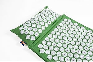 THERMO MYSA: THE LONGEST ACUPRESSURE MAT IN THE MARKET : COMBINES ORIGINAL MYSA SPIKEMAT WITH MYSA THERMO PILLOW - 100% ECO NATURAL FIBER PADDING - THE BEST FOR BOTH BACK AND CERVICAL PAIN