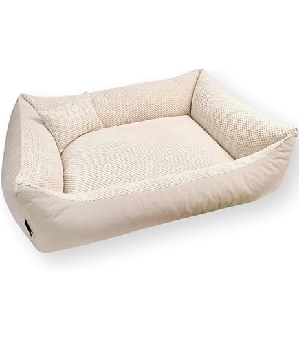 Trixie be nordic hondenmand fohr zwart/zand 80x60x26 cm