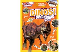 National Geographic Kids Dinos Sticker Activity Book: Over 1,000 Stickers!