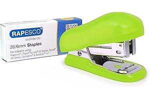 Rapesco 1411 Bug Mini Agrafeuse avec Agrafes, Vert