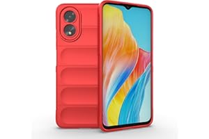 YKNIUFLY Fundas para OPPO A38 Funda, TPU Suave, a Prueba de Caídas y a Prueba de Golpes, Carcasa Funda para OPPO A38 Case.(Rojo)