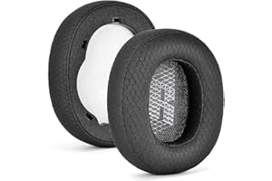 DEFEAN Live 650 BTNC Replacement Ear Pad in Fabric and Memory Foam, Compatible with JBL E65 E65BTNC / Duet NC/Live 650BTNC Live 660 BTNC Headphones