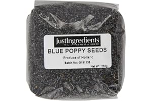 JustIngredients Essential Graines de Coquelicot 250 g - Lot de 5