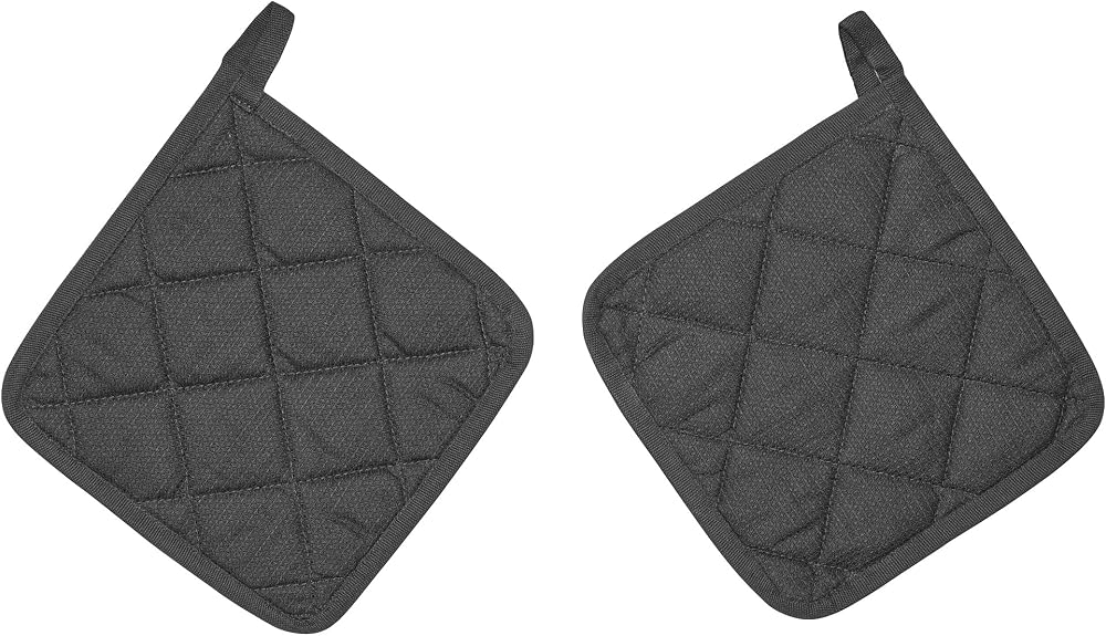 IKEA RINNIG tencere tutucu, 21 x 21 cm, gri