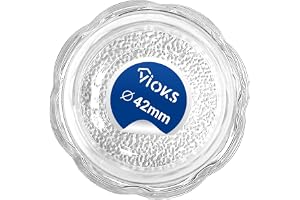 VIOKS Lampenabdeckung Herd Ersättning för Bauknecht Whirlpool 481010646361