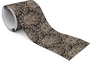 Muralo - Selbstklebende Bordüre - Tapetenbordüre Wandbördure - Dekorative Wandtatto für Wände, Möbel, Decken, Tapeten, Wandverkleidungen, Türen - Ornamente - Br.10cm x Hö.300cm