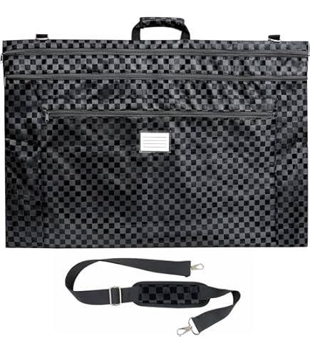 Aristo AR7064 Geo Board Carry Bag (transporttas voor tekenplaten DIN A4) zwart/rood