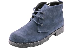 Kristian Shoes 2210 – damskie buty skórzane, skóra nubukowa, botki z ciepłą wyściółką