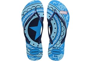 Havaianas - Slim Marvel, Tongs Confortables, Durables et Légères, Design Avec les Super-héros Marvel, Semelle Antidérapante, Fille