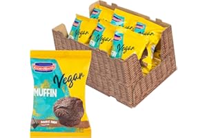 KUCHEN MEISTER KuchenMeister Schokoladen Muffin | Double Choc vegan 75 g | 12er Vorratspack | Schoko Muffins einzeln verpackt | perfekter Snack für unterwegs | (12 x 75 g)