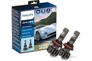 PHILIPS AUTOMOTIVE LIGHTING Philips Ultinon Pro9100 LED lámpara para faros de coche (H11), 350%, 5.800K, set de 2