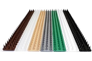 POWERPREIS24 5 Meter Vogelschutz-Katzen Spikes für Zäune und Mauern (Schwarz)