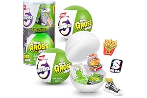 5 Surprise Mega Gross Mini 2 Pack, by ZURU Boys Mystery Collectible Minis Brands Parody, Surprise Unboxing Toy (2 Pack)
