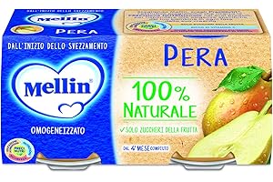 Mellin Omogeneizzato Pera - 24 vasetti da 100 gr