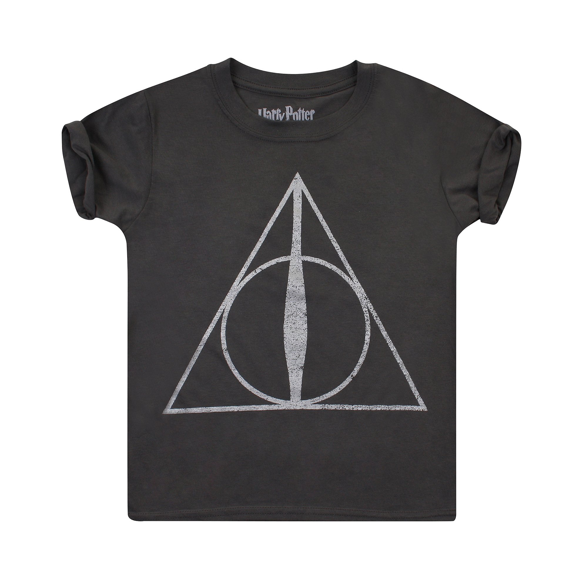 HARRY-POTTER-Mdchen-T-Shirt-Deathly-Hallows-Symbol