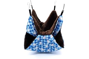 RatsLive Amaca roditore per ratti, criceti, cincillà e scoiattoli. (Blu)