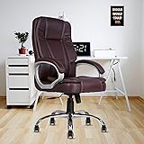 beAAtho® Vintage Ergonomic Leatherette Executive High Back Revolving Office Chair with 3 Years Warranty (Multi Color Options)