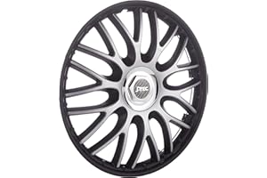 AUTO-STYLE J-Tec J16594 wheel covers Orden,black + chrome ring,16-inch