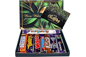 BENERRY Chocolate Gift Box - Letterbox Hamper - For Kids - Him and Her (Merry Christmas - Luxury)