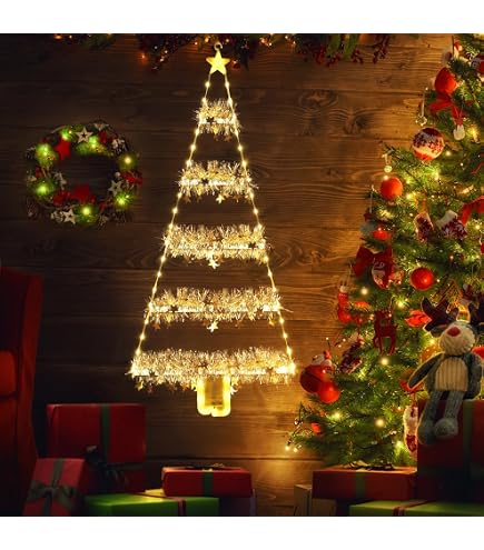 Joycome Lichterschweif 1M 100 LED Weihnachtsbeleuchtung Mit