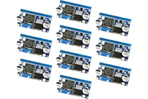 QeeFop 10 Pack DC to DC Buck Converter 3.2-46V bis 1.25-35V Voltage Regulator Adjustable Power Supply DC-DC Boost Converter DIY Power Supply Module