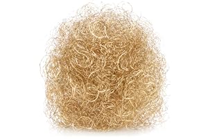 com-four® 20g premium änglahår, tunna metalltrådar för adventskrans
