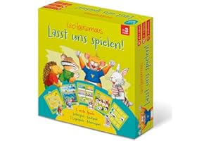 Leo Lausemaus Spielesammlung - Gesellschaftsspiele ab 3 Jahren: 5 Lehrreiche Brettspiele mit Puzzle, Memory & Laufspiel für 2-4 Kinder - Pädagogisch wertvolle Kinderspiele