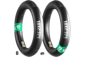 MOOVMOOV Dętka 10x2.125 z prawym zaworem - do hulajnogi Ninebot F25, F30, F65, Inne, dętki do opon 10 cali, bardzo wytrzymałe i wzmocnione