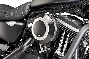 Puig Couvercle du Filtre 9993N pour HARLEY DAVIDSON SPORTSTER 883 IRON 16'-18', Noir