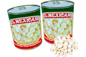 ‎MEXHAUS Mexikanischer weißer Mais - (Pack von 2) je 822g - Maiz Blanco von El Mexicano - Mais Pozolero