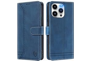 GoodcAcy Funda para Xiaomi 14, Carcasa Libro con Tapa de Cuero Piel Wallet Case Flip Cover con Kickstand, Hebilla Magnetica, Ranuras para Tarjetas para Xiaomi 14,Azul