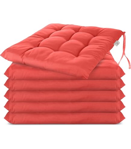 ZIBENE Galette De Chaise Demi Ronde, Coussins De Chaise D'IntéRieur 45x45 TrapèZe, Lot De 8 Demi Ronde Coussin Pour Chaises De Cuisine Anti Taches Lavable En Machine, Ne Se DéColore Pas Beige