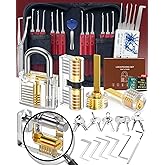 Eventronic 37+5 Stück Lockpicking Set, [2024 Neueste Pioneer Edition & Neues Freischaltungserlebnis] Dietrich Set mit 5 Trans