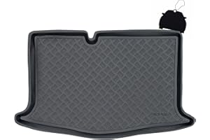 ‎M MOTOS M MOTOS Kofferraumwanne Kofferraummatte passt für Nissan Micra V (K14) ab 2016 Verbessern Sie Ihren Reisekomfort mit Strapazierfähigen - Allwetter Kofferraummatte Auto, Schutz vor Verschmutzung