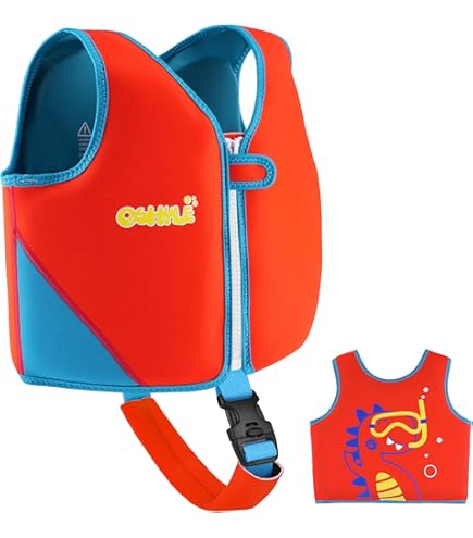 Giubbotto Salvagente Bambini In Neoprene - Gilet Galleggiante Per Imparare A Nuotare - 2-9 Anni - Foto 7