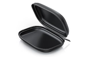 CSL-COMPUTER CSL - Custodia protettiva per auricolari - astuccio per cuffiette inEar compr. tasca in rete interna - custodia in nylon stabile nella forma - fodera interna in morbido tessuto - nero