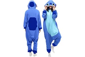 shelovely Pijama Unisexo Onesie Kigurumi Cosplay Ropa de Animal Pijamas Tipo Mono para Mujer Uomo