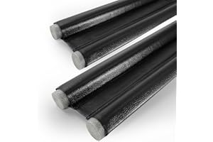 GAODUANLUOLUO 2 Stück Zugluftstopper für Türen 96cm, Windstopper Türdichtung Unten Doppeldichtung Luftzugstopper, Tür Dichtung Zugluftstopper Schalldämmung Türluftstopper (Schwarz)