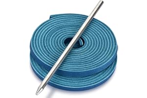 TEELIY Softball- und Baseball-Handschuh-Schnürset – Handschuh aus Leder zum Reparieren von Baseballhandschuhen – Deluxe Relacing – 2 Lederschnürsenkel